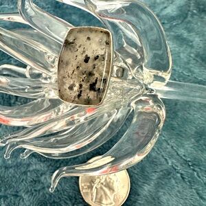 Handmade Dendritic Agate Sterling Ring